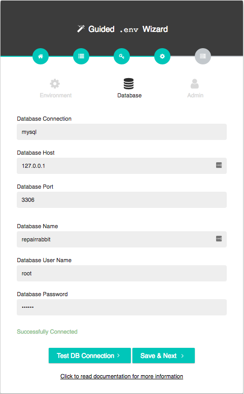 Database Settings